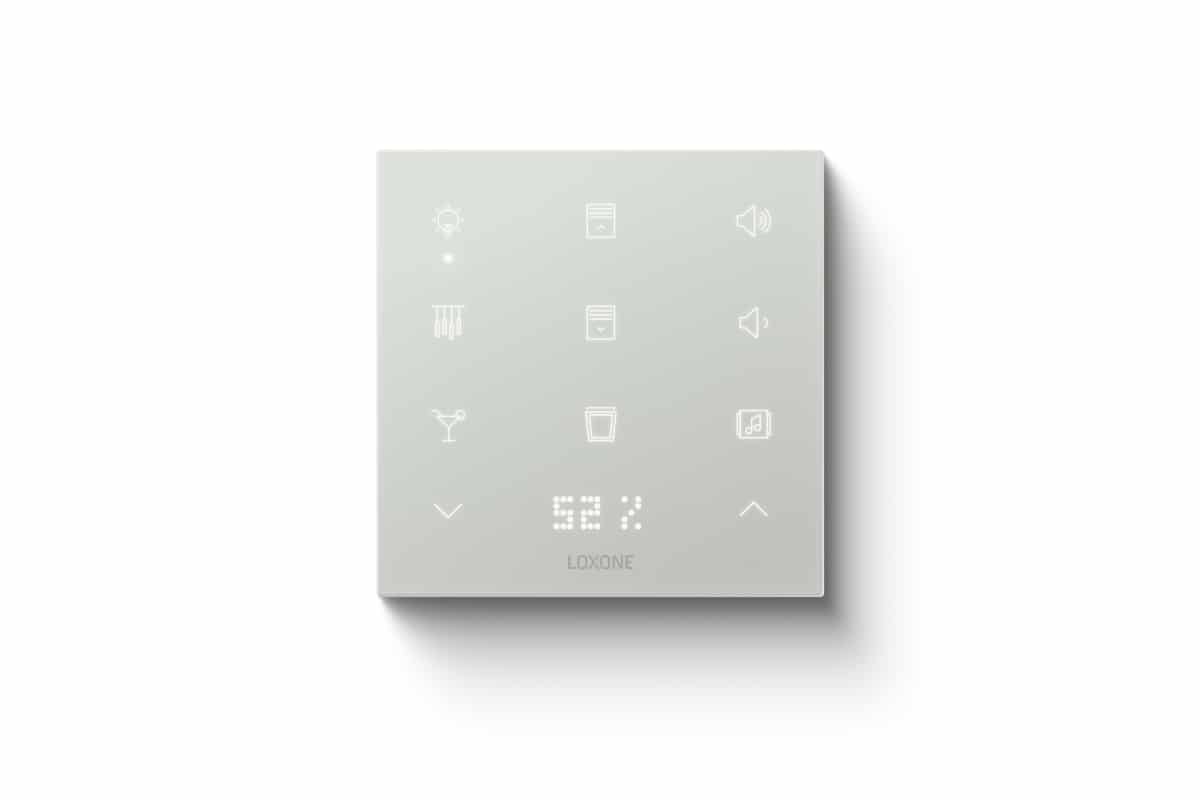 Loxone Touch Pure Flex 24V Air Samtweiß (RAL 9002) – Bild 2
