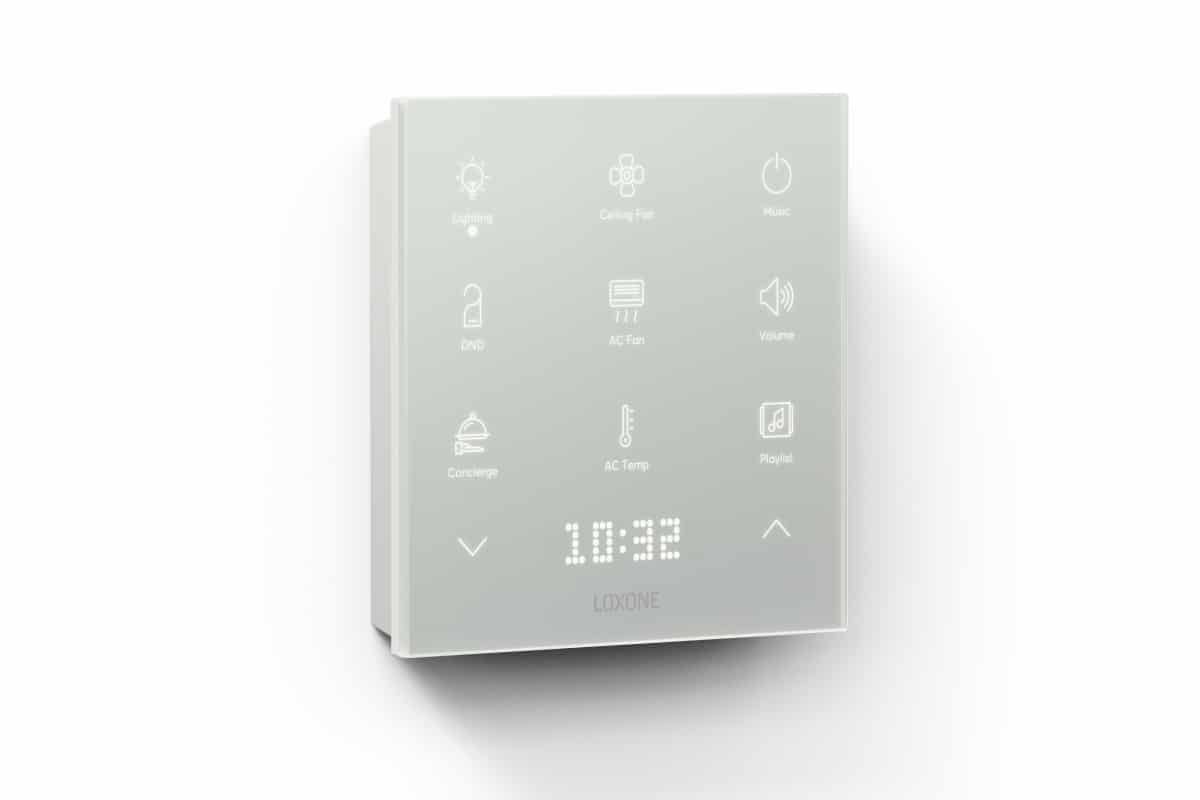 Loxone Touch Pure Flex 24V CO2 Air Samtweiß (RAL 9002) – Bild 3