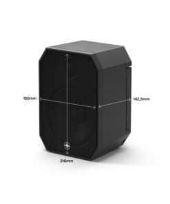 Loxone Satellite Speaker IP64 Master schwarz / weiss – Bild 2