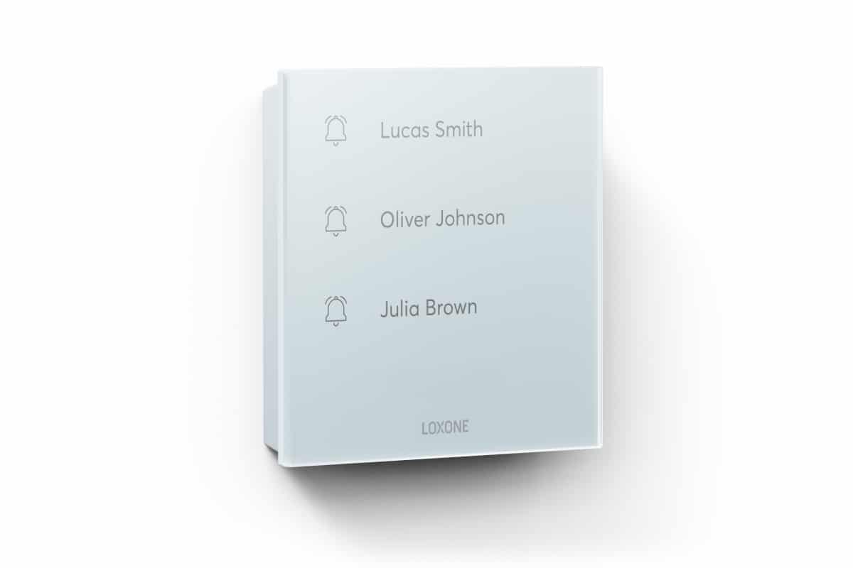 Loxone Touch Pure Flex Battery Air Signalweiß (RAL 9003) – Bild 2